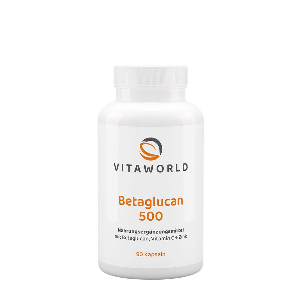 Vitaworld - Betaglucan 500 - 90 Caps – Vitaworld förpackning