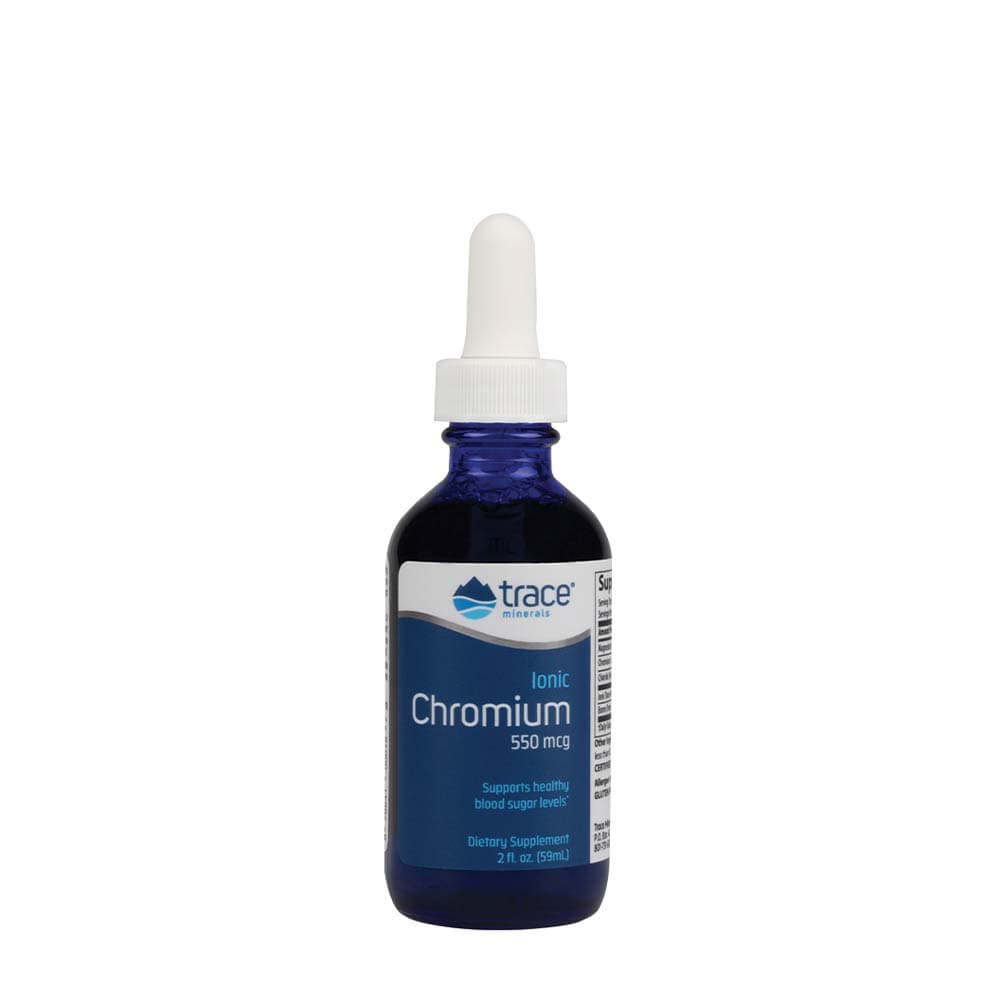 Trace Minerals Liquid Ionic Chromium 550mcg - 59ml – Trace Minerals förpackning