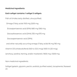 Natural Factors - regenerLife Omega-3+D - 90 Softgels