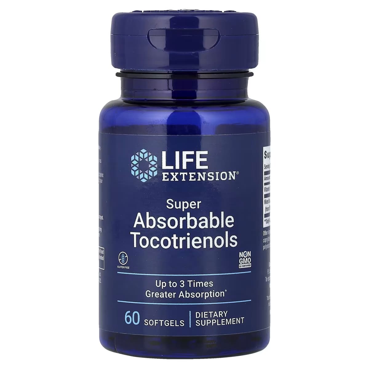 Life Extension - Super Absorbable Tocotrienols - 60 Sgels