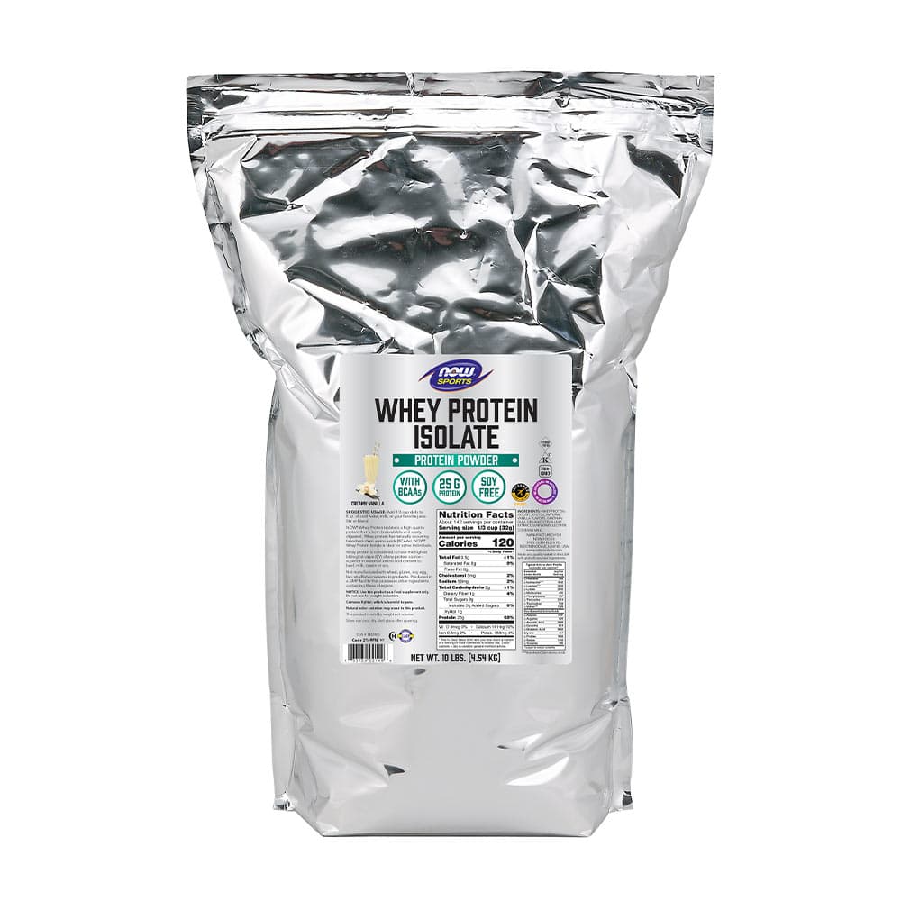 NOW Foods - Whey Protein Isolate – NOW Foods förpackning