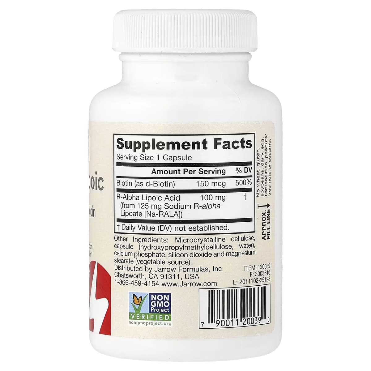 Jarrow Formulas - R-Alpha Lipoic Acid with Biotin