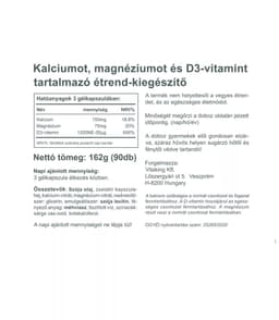 Vitaking - Calcium Magnesium Citrate + Vitamin D3 - 90 Sgels
