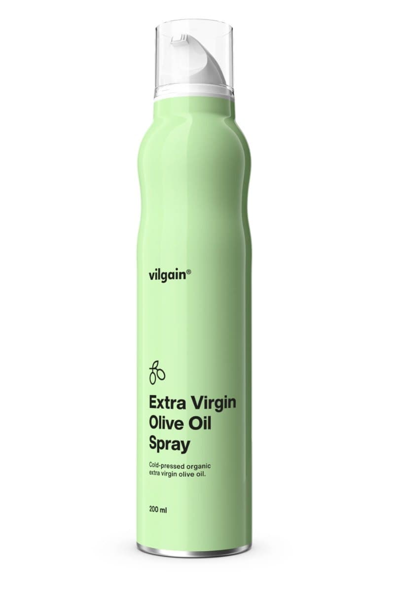 Vilgain - Extra Virgin Olive Oil Spray - 200ml – Vilgain förpackning