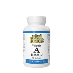 Natural Factors - Vitamin A - 90 Sgels