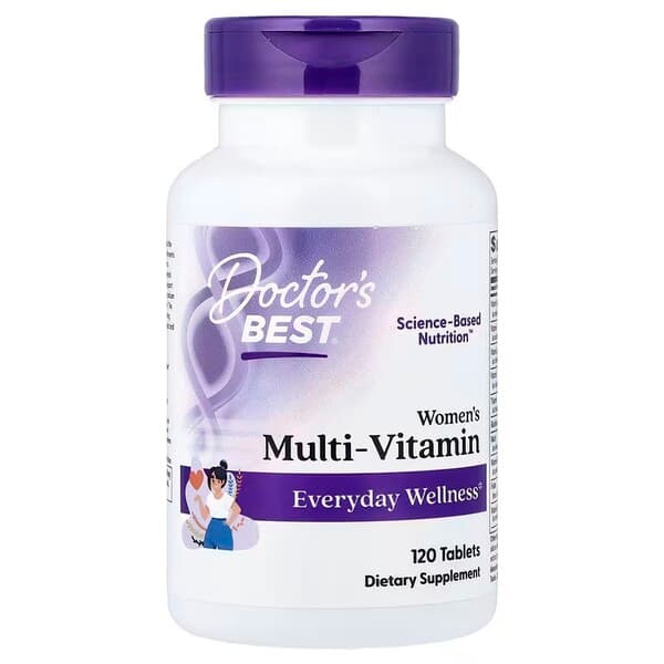 Doctor's Best - Women'S Multi-Vitamin - 120 Tabs – Doctor's Best förpackning