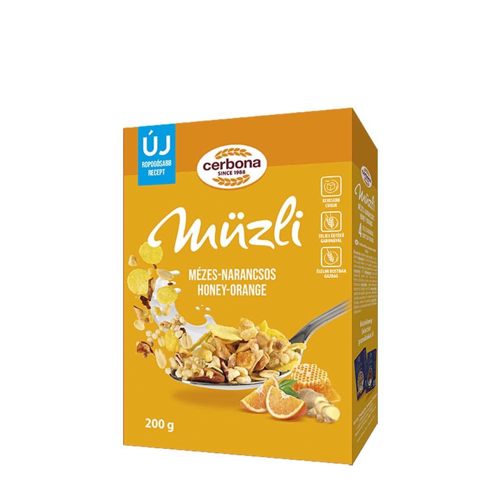 Cerbona - Muesli - Breakfast Cereal – Cerbona förpackning