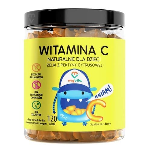 MyVita - Vitamin C Gummies For Kids 120 Pieces – MyVita förpackning