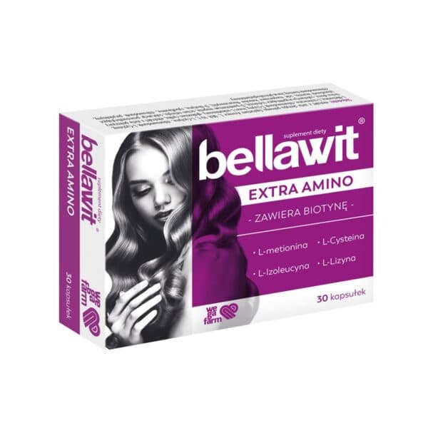 WegaFarm - Bellawit Extra Amino - 30 Caps – WegaFarm förpackning
