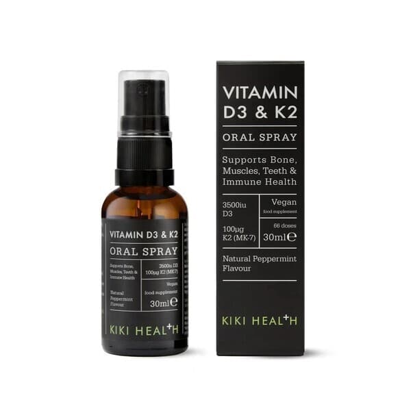 Kiki Health - Vitamin D3 & K2 Oral Spray - Natural Peppermint, 30ml