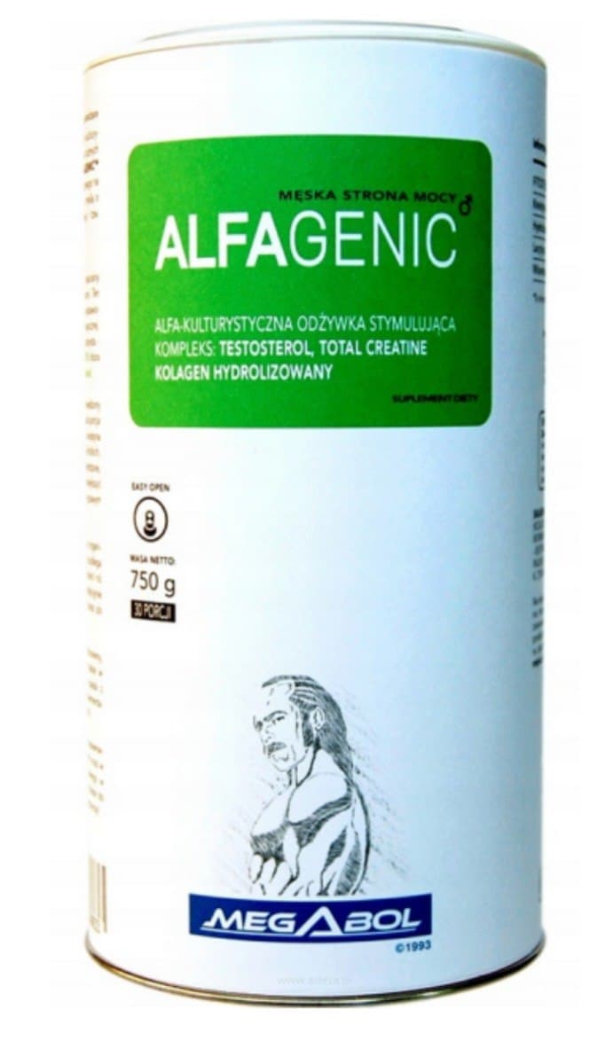 Megabol Alfagenic 750g – Megabol förpackning