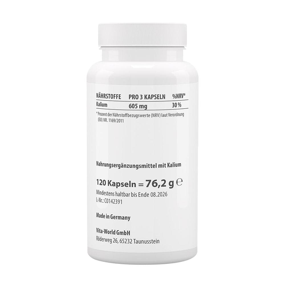Vitaworld - Potassium Citrate - 120 Caps