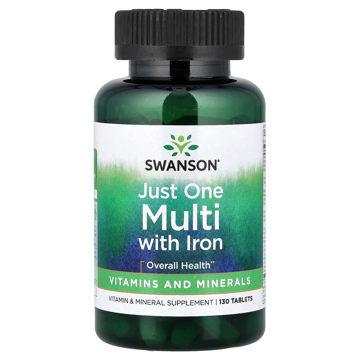Swanson - Just One Multi with Iron - 130 Tablets