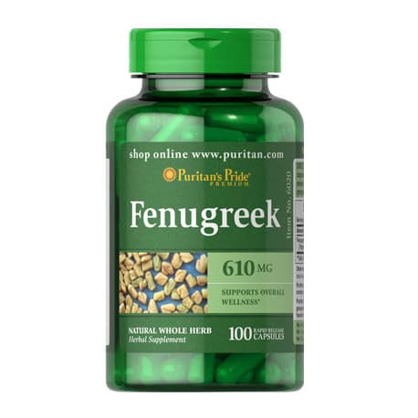 Puritan's Pride - Fenugreek - 100 Capsules