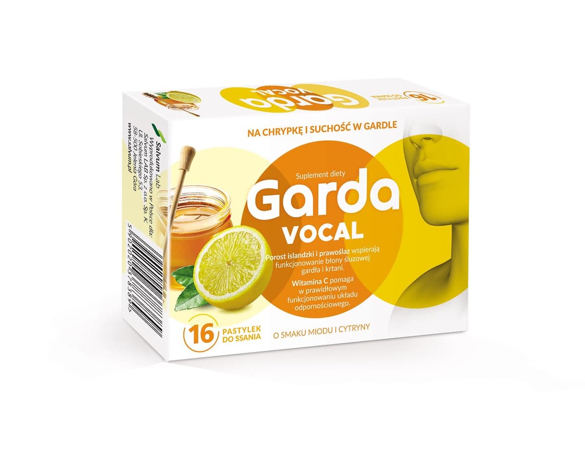 Salvum Lab - Garda Vocal - 16 Lozenges – Salvum Lab förpackning