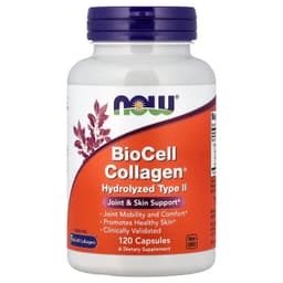 NOW Foods - Biocell Collagen Hydrolyzed Type II - 120 Vcaps