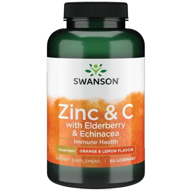 Swanson - Zinc & C with Elderberry & Echinacea - 60 Lozenges