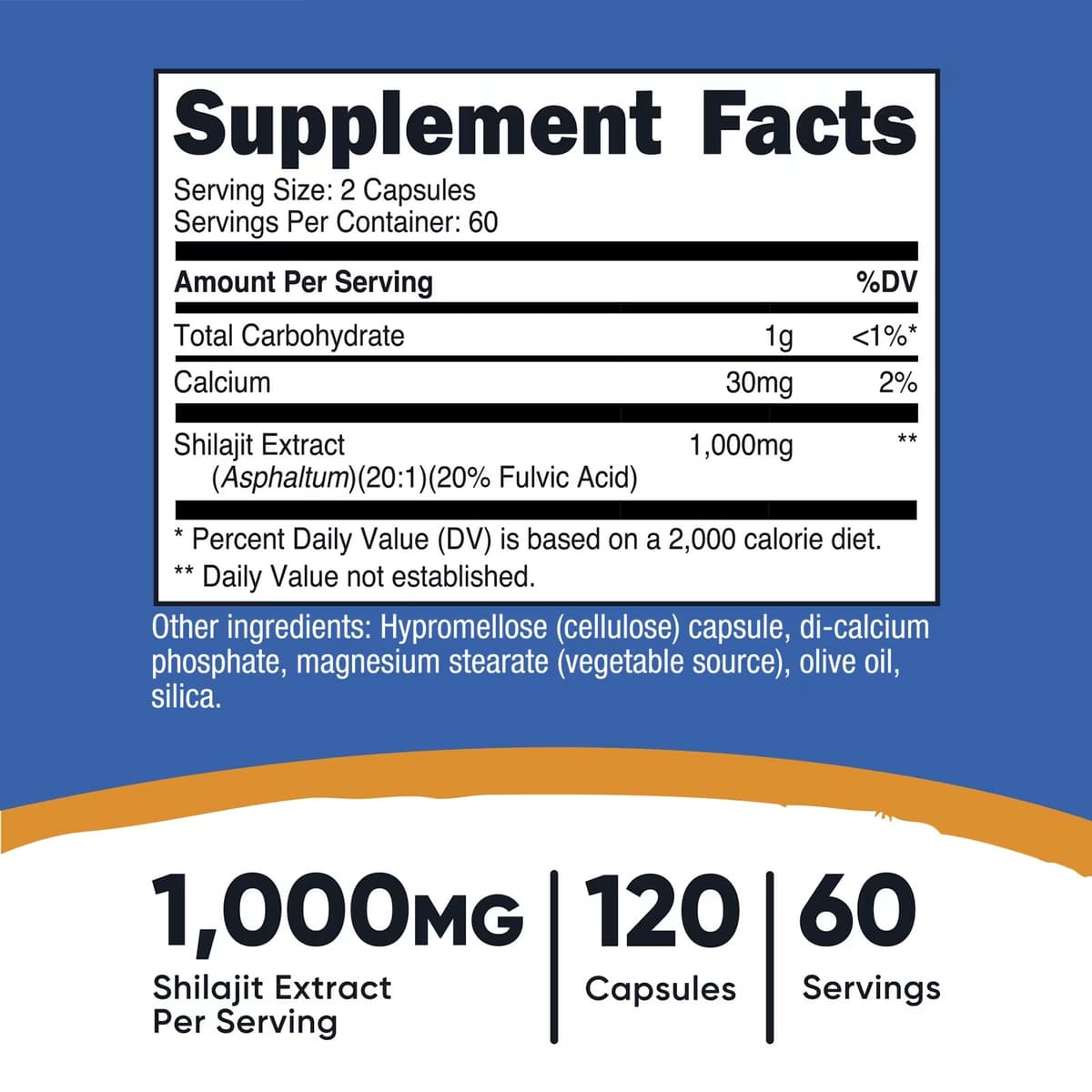 Nutricost - Shilajit - 120 Caps