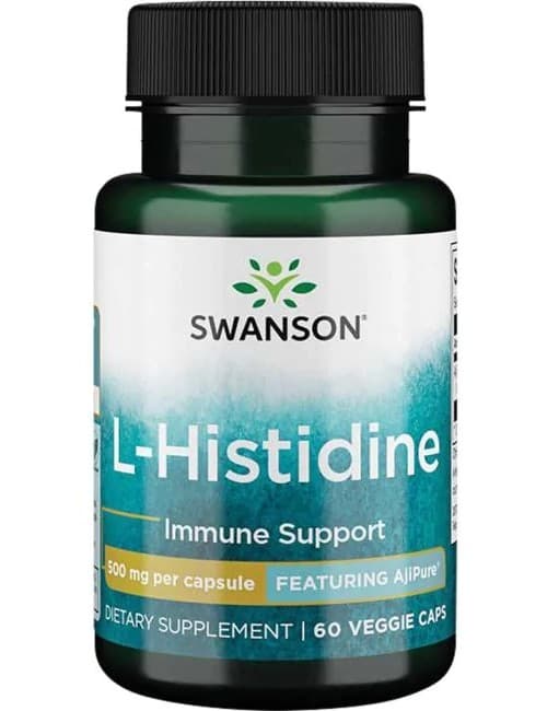 Swanson - L-Histidine - 500mg - 60 Vcaps – Swanson förpackning