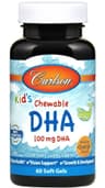 Carlson Labs - Kids Gummies DHA, 100mg Orange - 60 Sgels