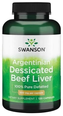 Swanson - Argentinian Desiccated Beef Liver - 120 Caps