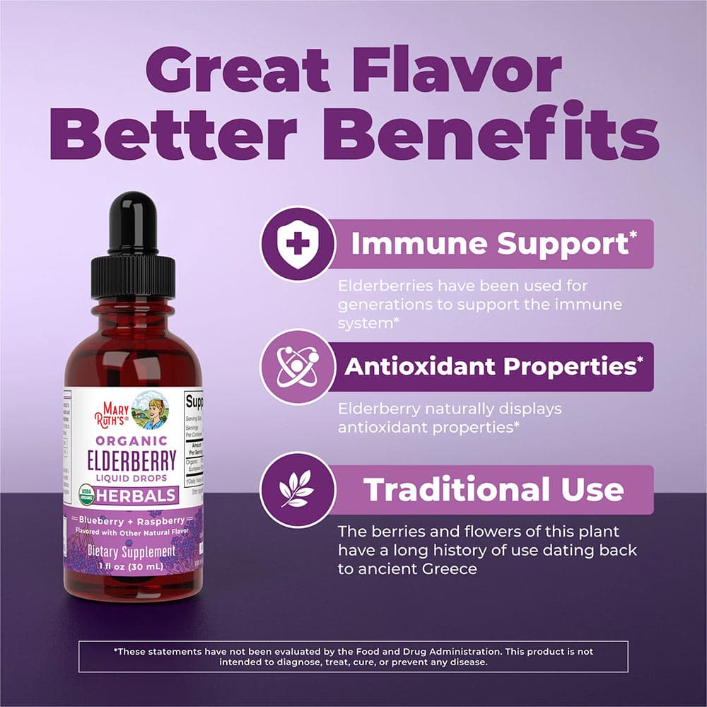 Mary Ruth's - Organic Elderberry Liquid Drops