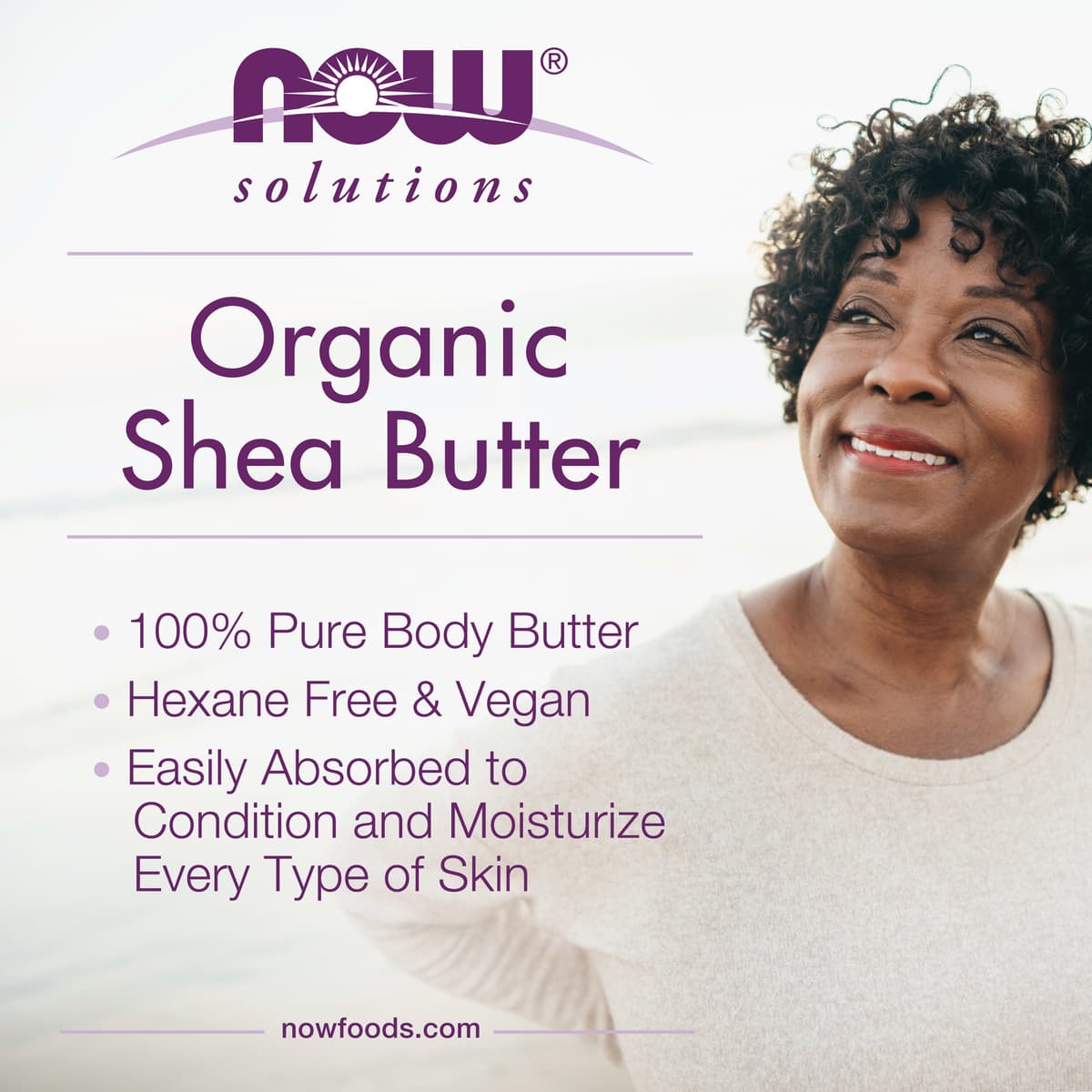 NOW Foods - Organic Shea Butter - 207ml