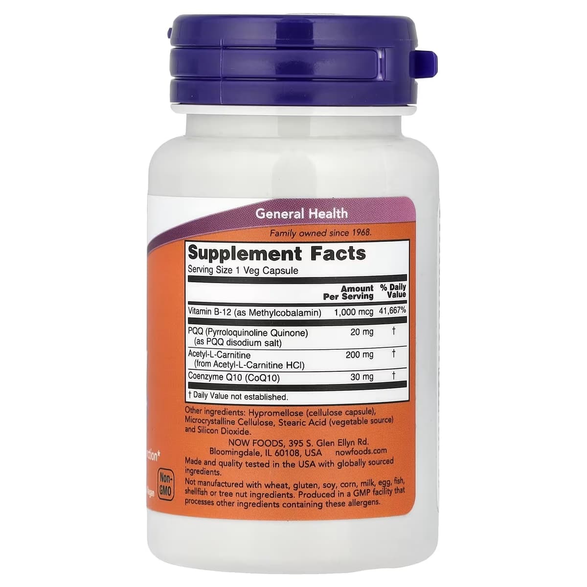 NOW Foods - PQQ Energy - 30 Vcaps