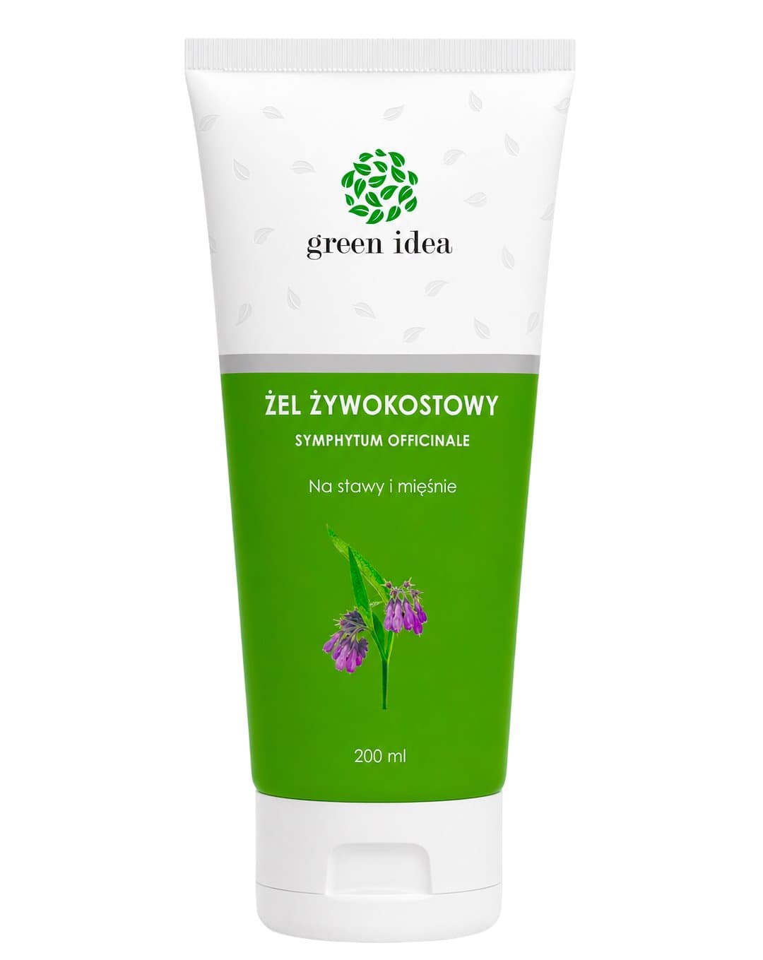 Green Idea - Comfrey Gel - 200ml – Green Idea förpackning