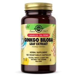 Solgar - Ginkgo Biloba Leaf Extract - 180 Vcaps