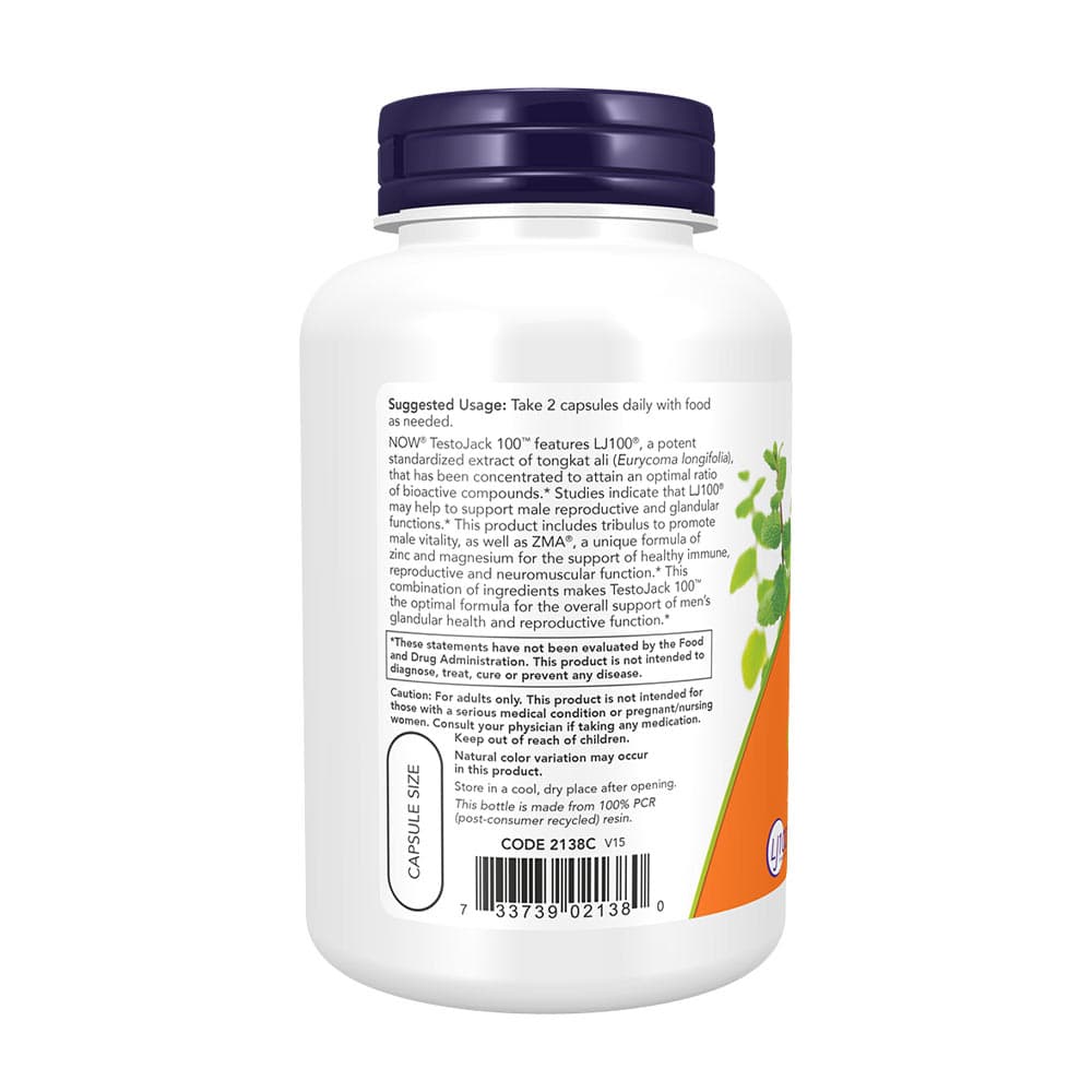 Now Foods - Testojack 100 - 120 Vcaps