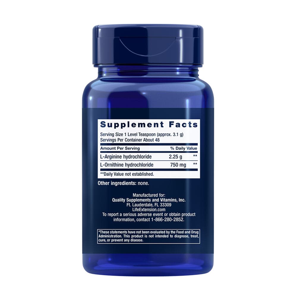 Life Extension - Arginine Ornithine Powder - 150g