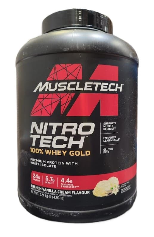 MuscleTech Nitro-Tech 100% Whey Gold – Muscletech förpackning