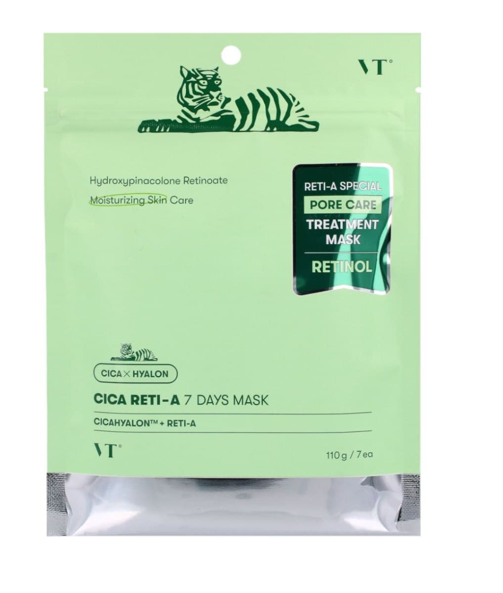 VT - COSMETICS Cica Reti-A 7 Days Mask - 110 g / 7 ea