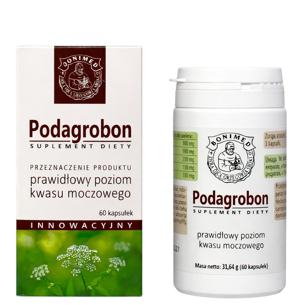 Bonimed - Podagrobon - 60 Caps – Bonimed förpackning
