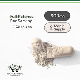 Double Wood Supplements - KSM-66 Ashwagandha - 120 kapselia
