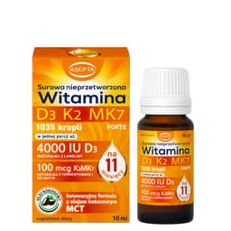 Asepta - Vitamin D3+K2 MK7 Forte