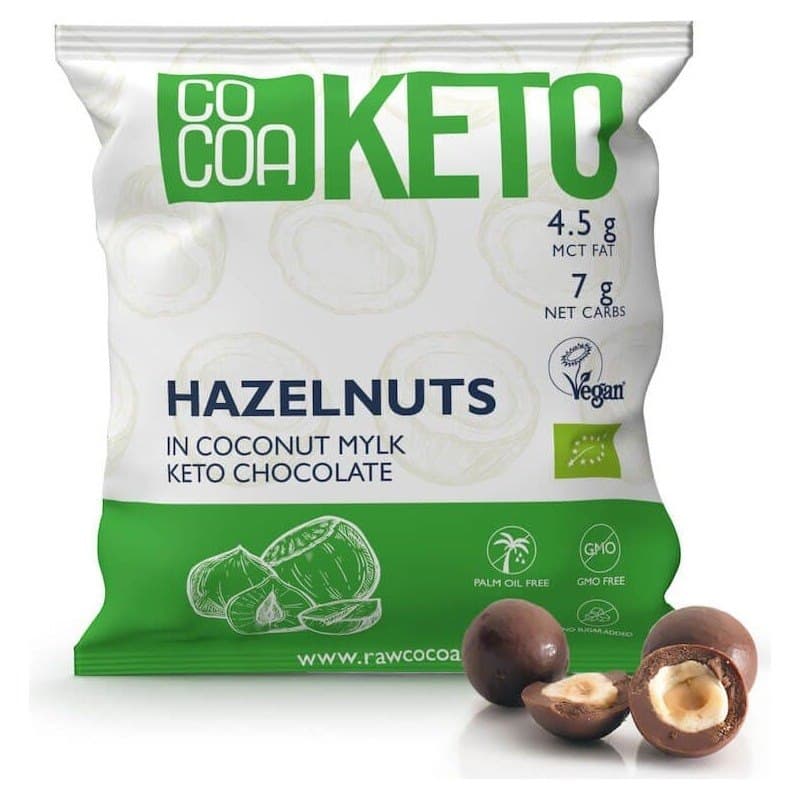 COCOA - Keto Hazelnuts - 70g – COCOA förpackning