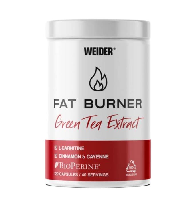 Weider - Fat Burner Green Tea Extract - 120 caps – Weider förpackning