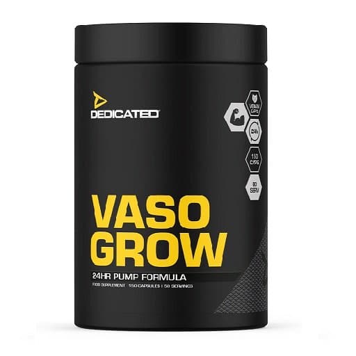 Dedicated - Vaso-Grow - 125 kapslar, 150 kapslar – Dedicated förpackning