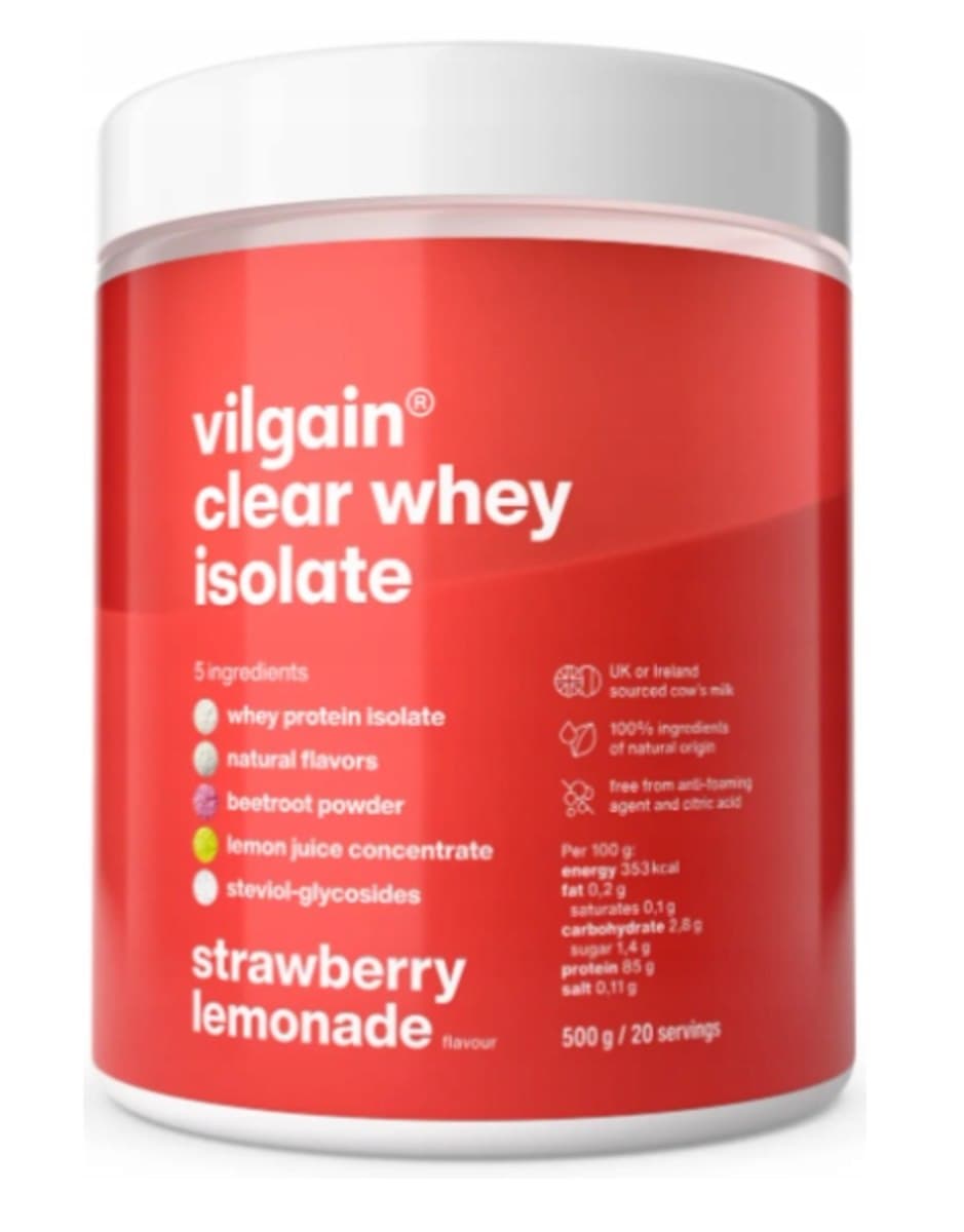 Vilgain - Clear Whey Isolate – Vilgain förpackning
