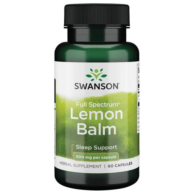 Swanson - Lemon Balm - 60 Caps – Swanson