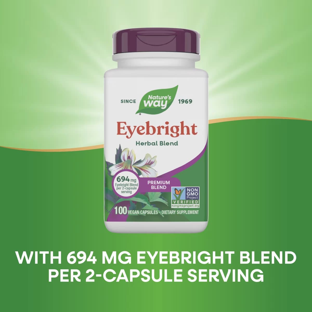 Nature's Way - Eyebright Premium Blend - 100 Caps