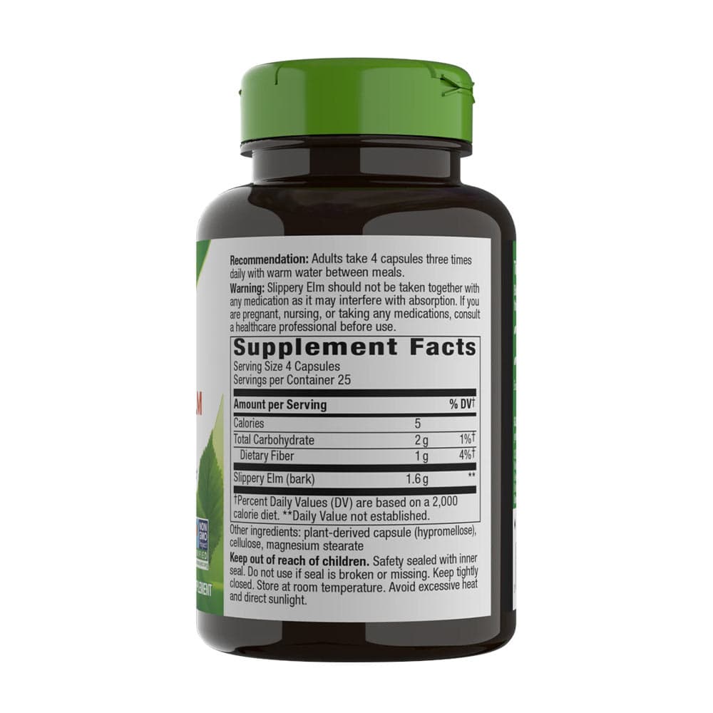 Nature'S Way - Slippery Elm Bark - 100 Caps