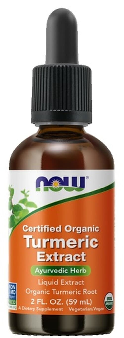 NOW Foods - Turmeric Extract - 59ml – NOW Foods förpackning