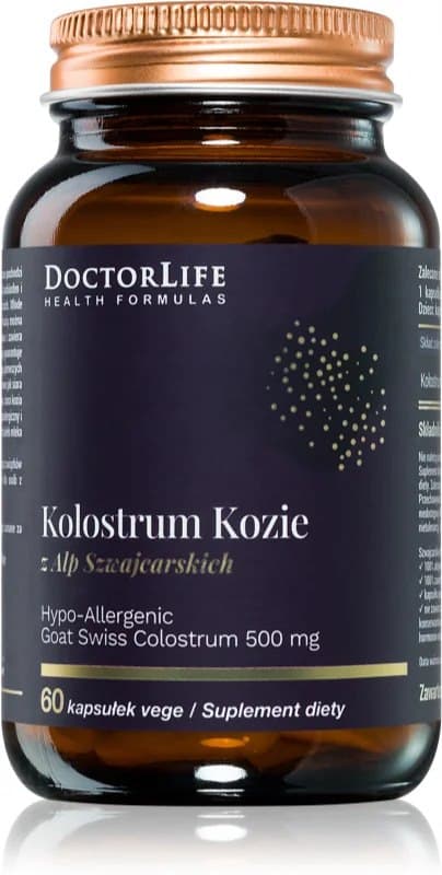 Doctor Life - Goat Colostrum - 60 Caps – Doctor Life förpackning