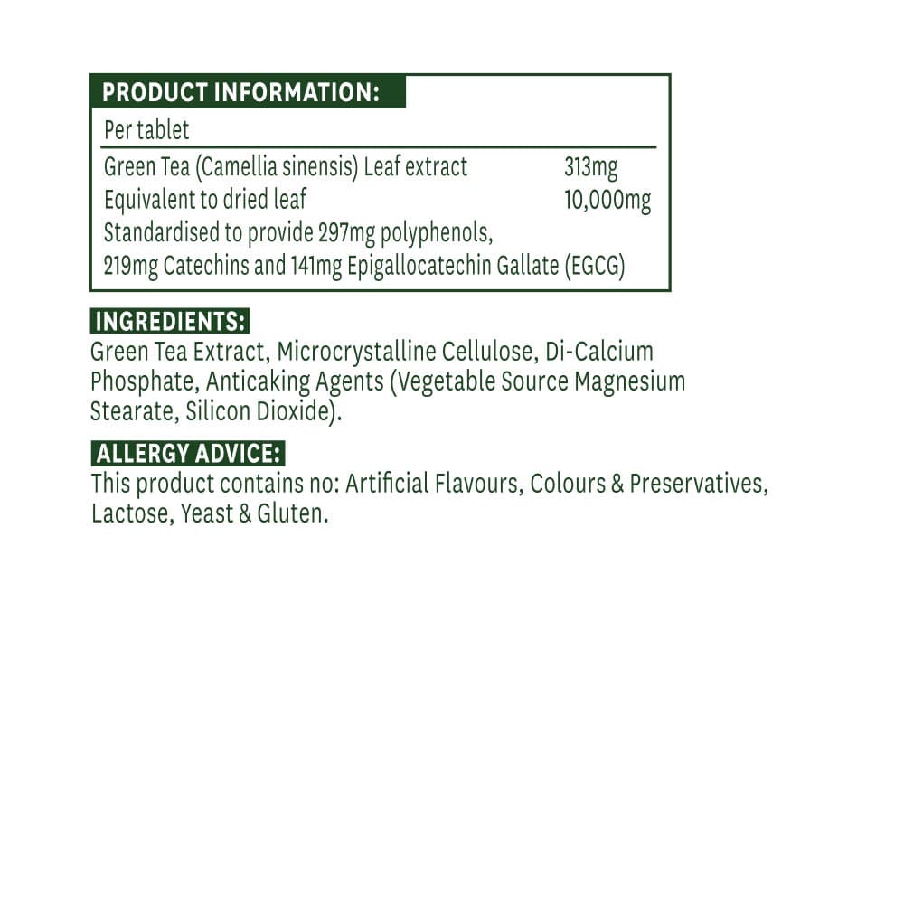 Nature's Aid - Green Tea - 60 Tabs