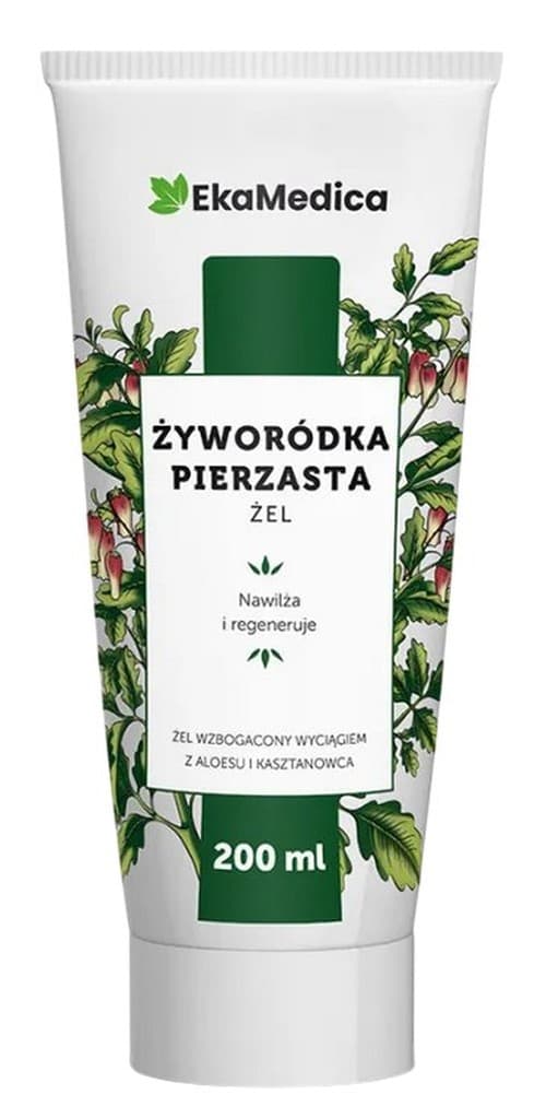 Eka Medica - Feathery Liverwort Gel - 200ml – Eka Medica förpackning