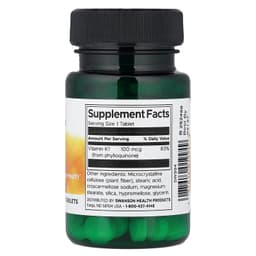 Swanson - Vitamin K1 - 30 Tabs