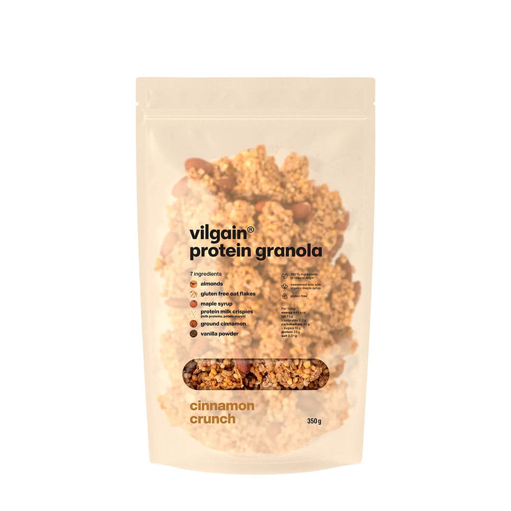 Vilgain - Protein Granola - 350g – Vilgain förpackning